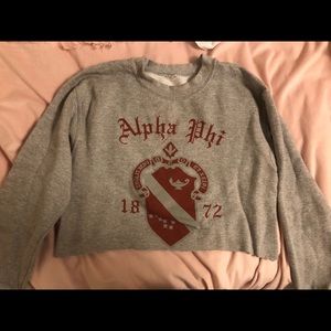 Alpha Phi crew neck